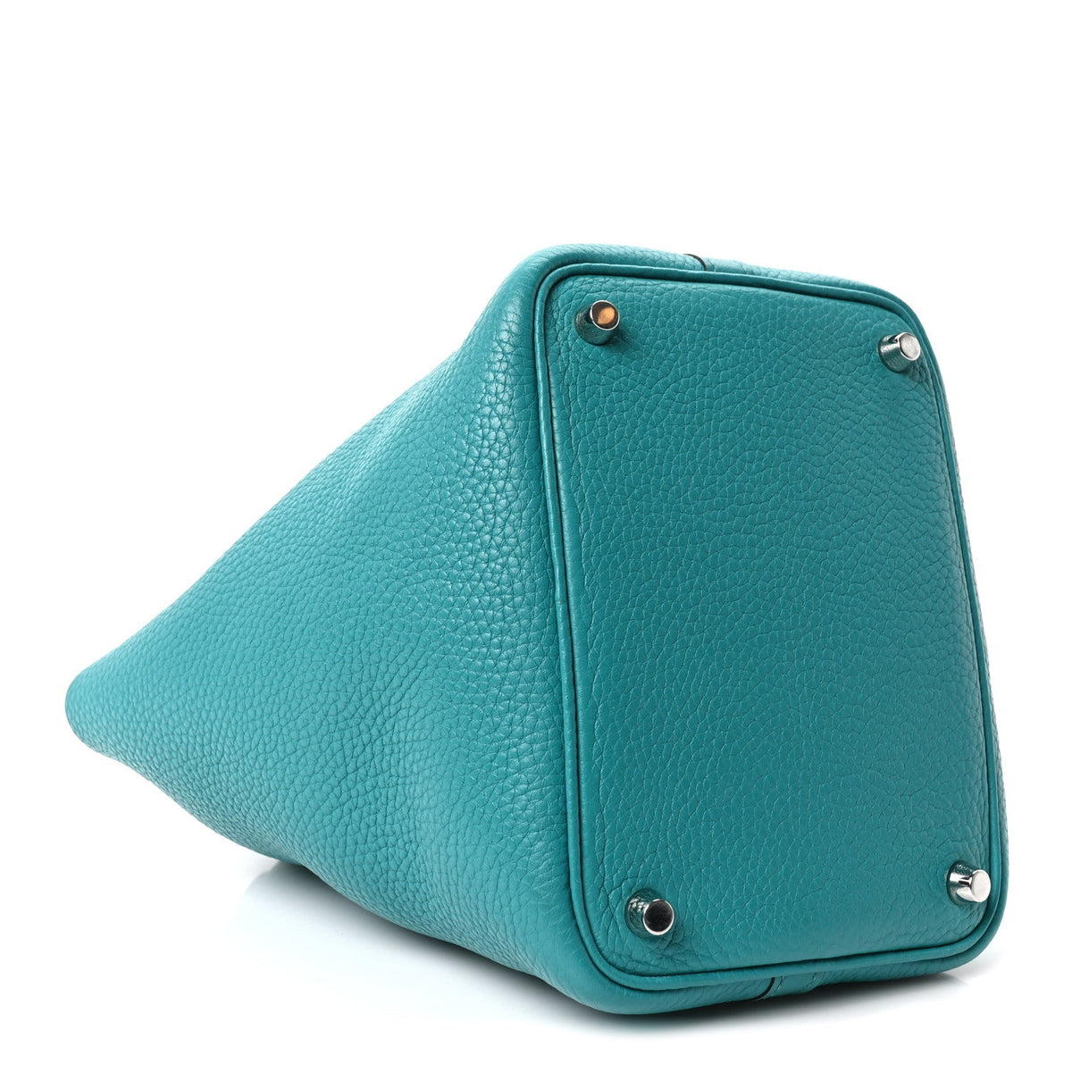 Hermès Taurillon Clemence Picotin Lock 18 PM Vert Verone