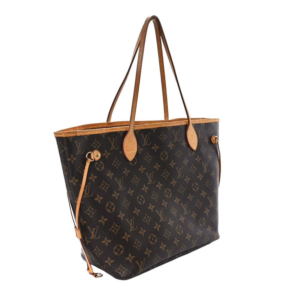 LV Neverfull MM Monogram Canvas - 3/4 angle view