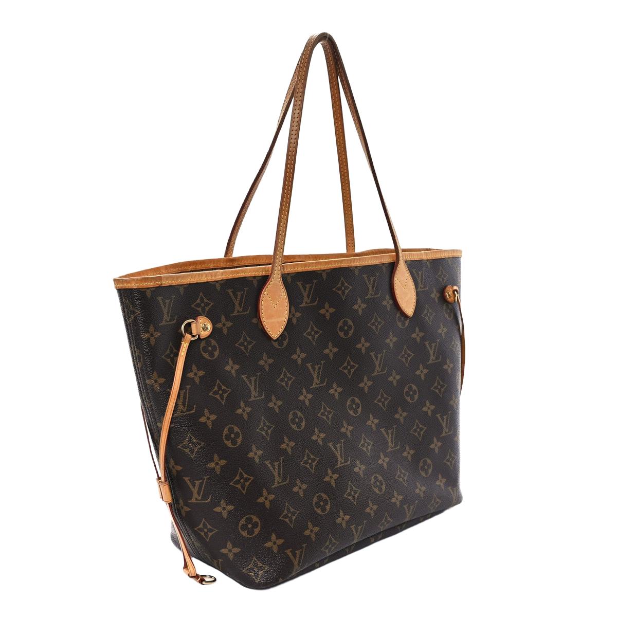 LV Neverfull MM Monogram Canvas - 3/4 angle view