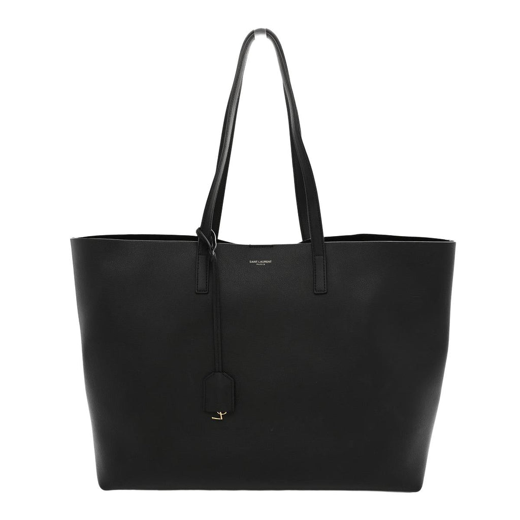 Saint Laurent Large Shopping Tote Black - Front View