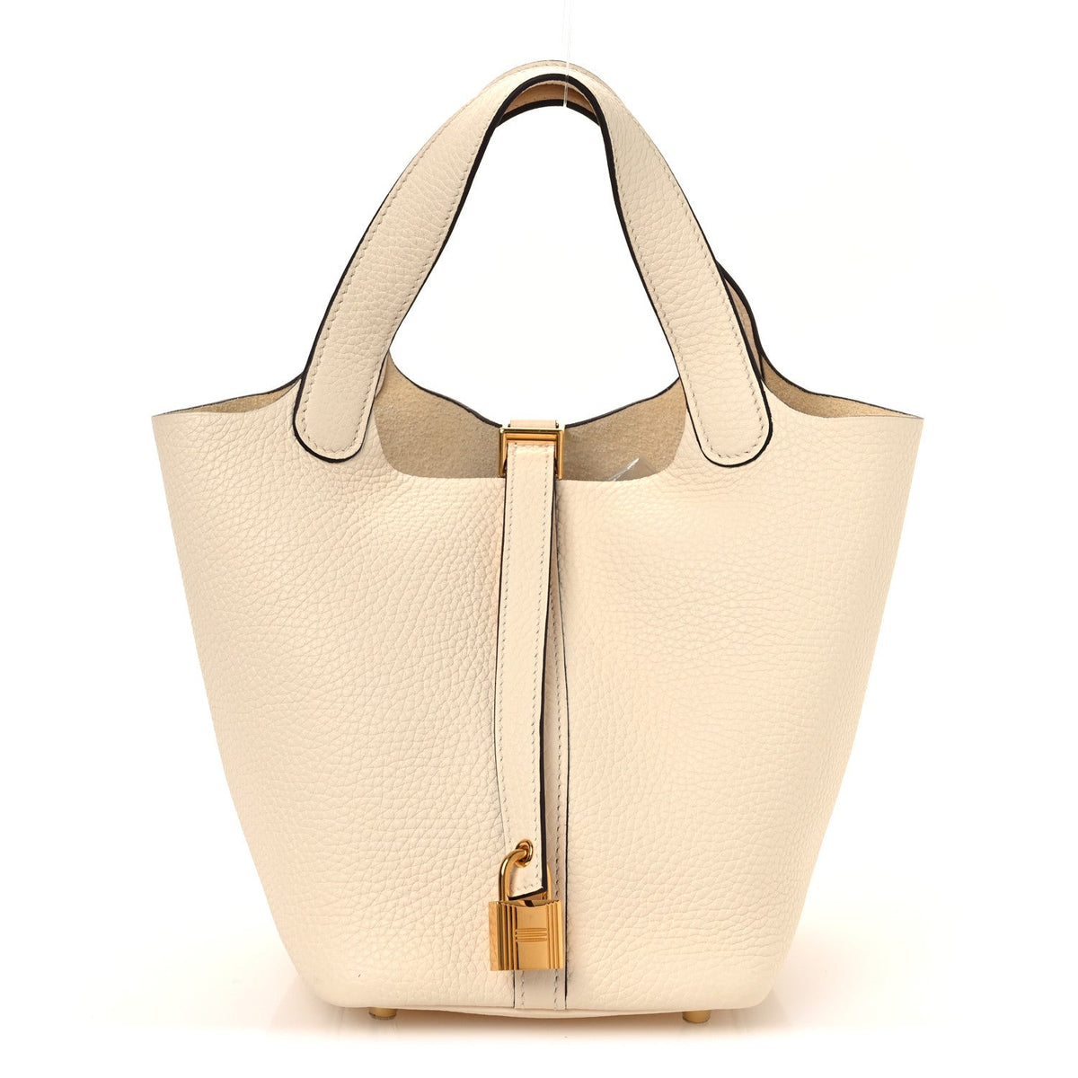 Hermès Taurillon Clemence Picotin Lock 18 PM Nata
