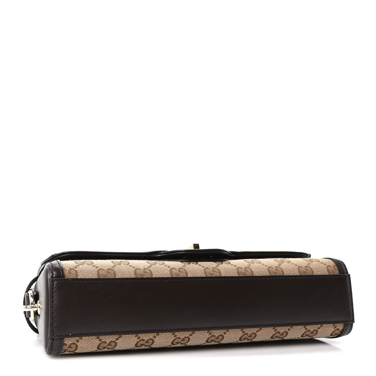 Gucci GG Monogram Small Luce Shoulder Bag Beige Ebony