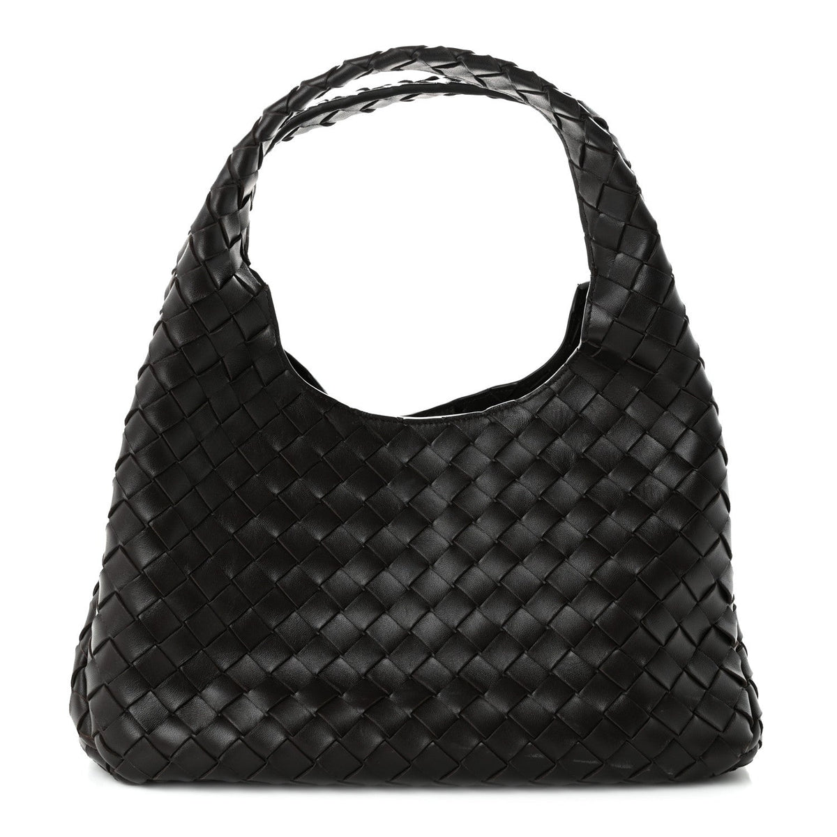 Bottega Veneta Nappa Intrecciato Medium Campana Shoulder Bag Fondant