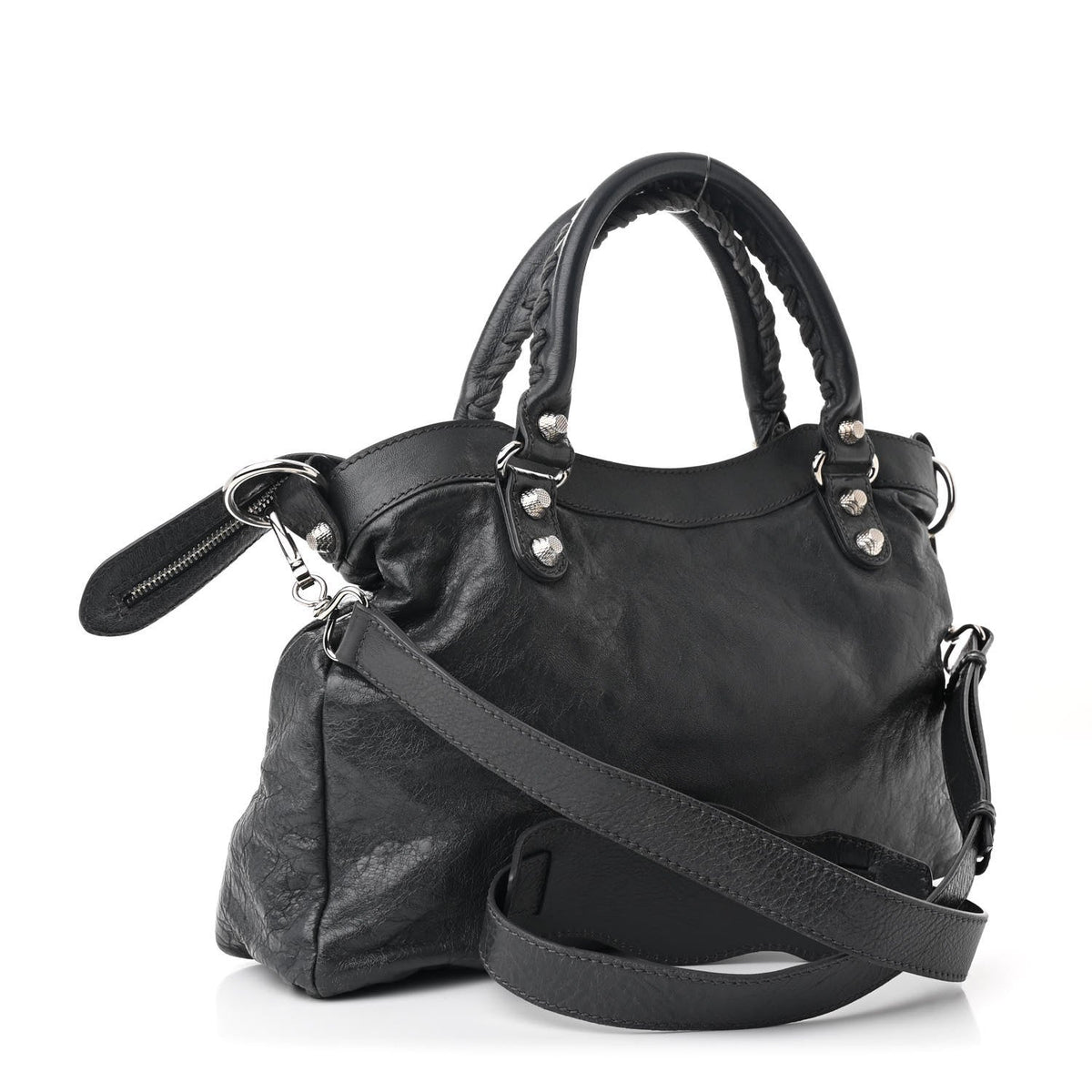 Balenciaga Agneau Giant 12 Silver Hardware Town Gris Fossile