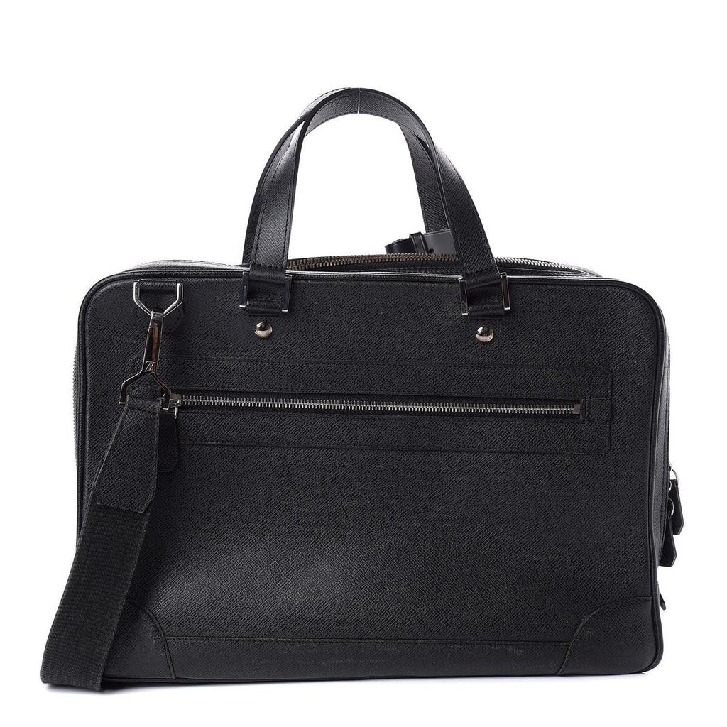 3/4 front view - Louis Vuitton Taiga Alexander Briefcase