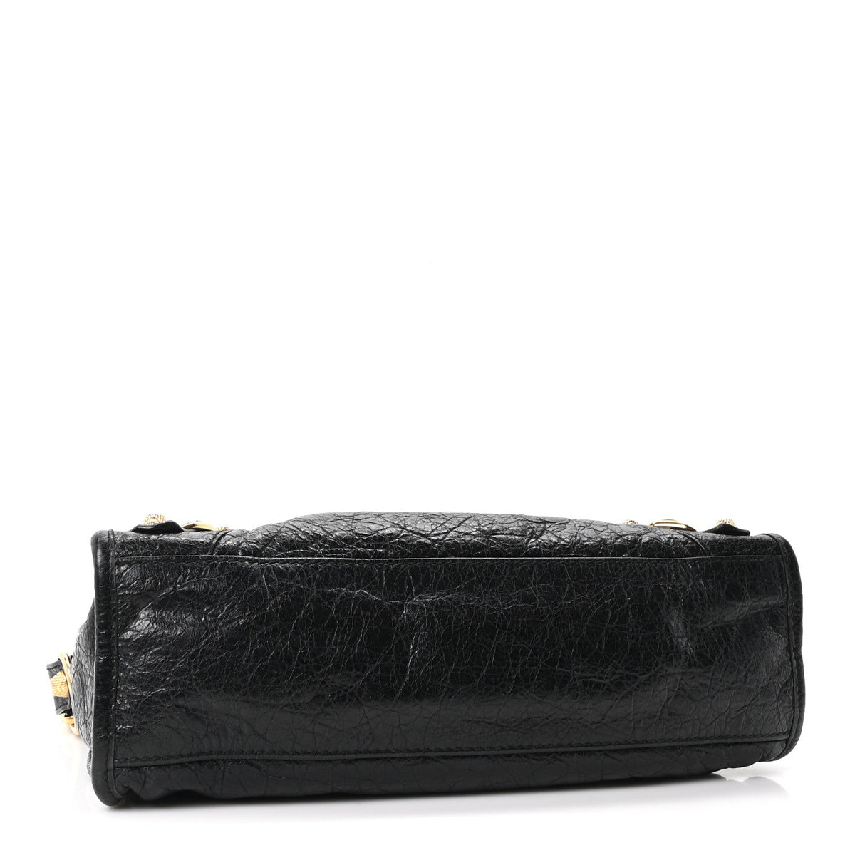 Balenciaga Agneau Giant 12 Gold Hardware S City Black