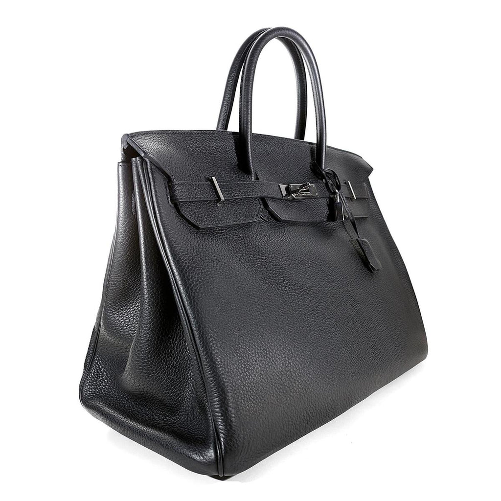 Hermès Birkin 40 Noir Togo side view