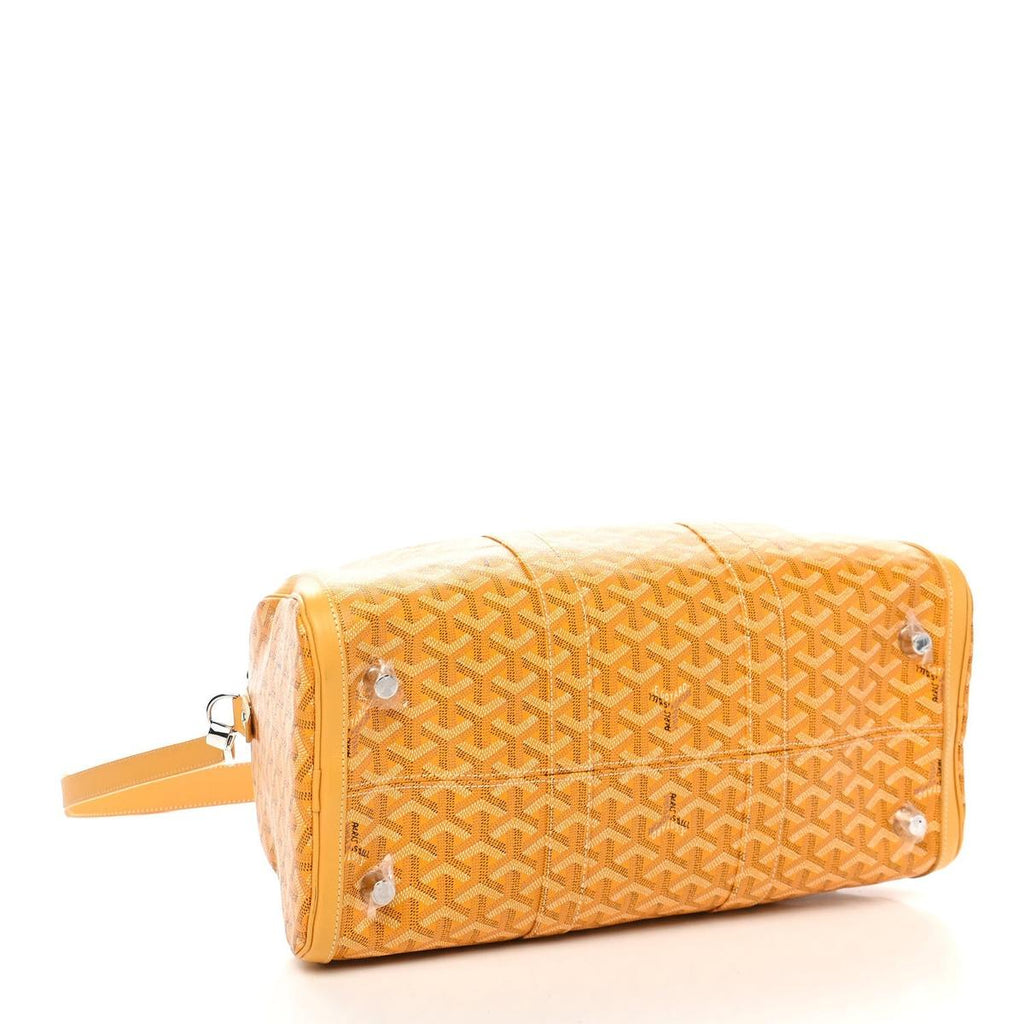 Goyard Croisiere 35 Jaune - Side profile view