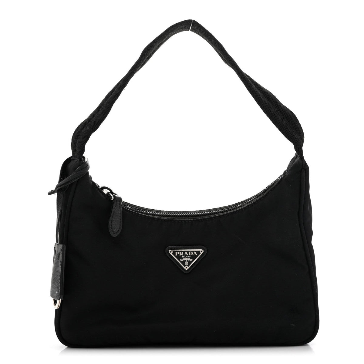 Prada Tessuto Nylon Mini Re-Edition 2000 Bag Black