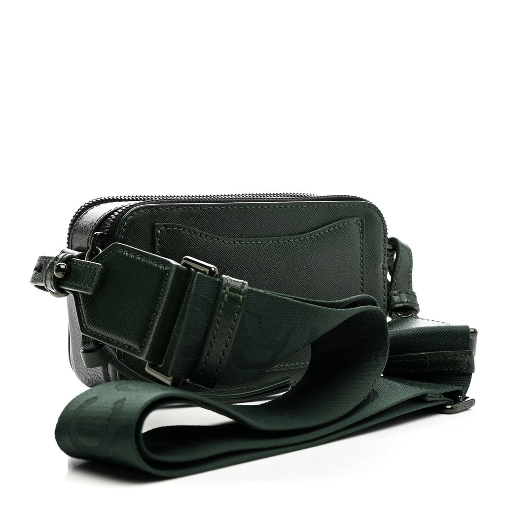 Marc Jacobs Saffiano Small Snapshot Camera Bag Olive Green