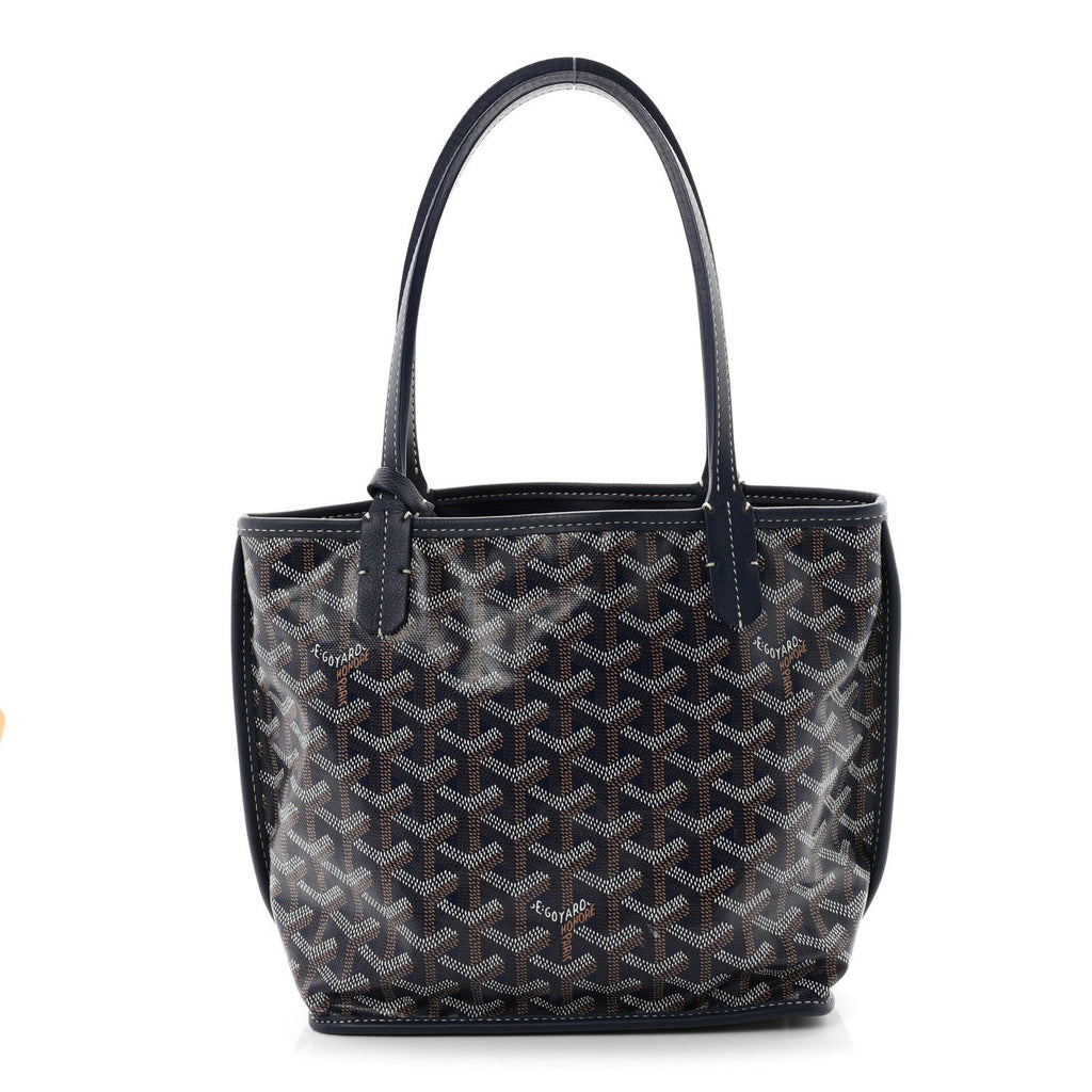 Goyard Goyardine Reversible Mini Anjou Navy
