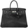 Hermès Birkin 40 Noir Togo front view