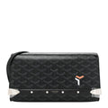 Goyard Monte-Carlo Flat Clutch in Black Goyardine