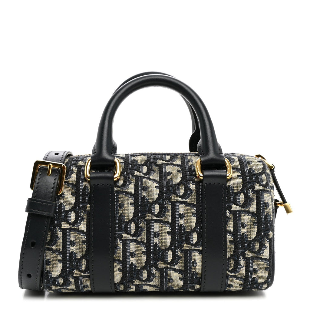 Dior Oblique Nano Groove 17 Bag Blue