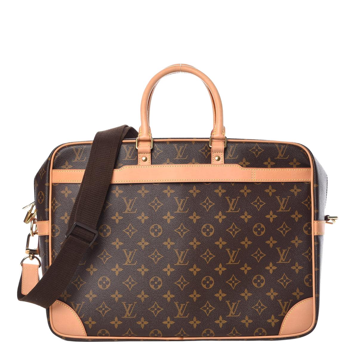 Louis Vuitton Porte Documents Voyage GM Monogram front view