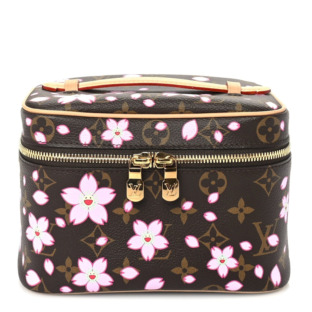 Louis Vuitton LV X TM Monogram Cherry Blossom Nice Mini Sakura Brown