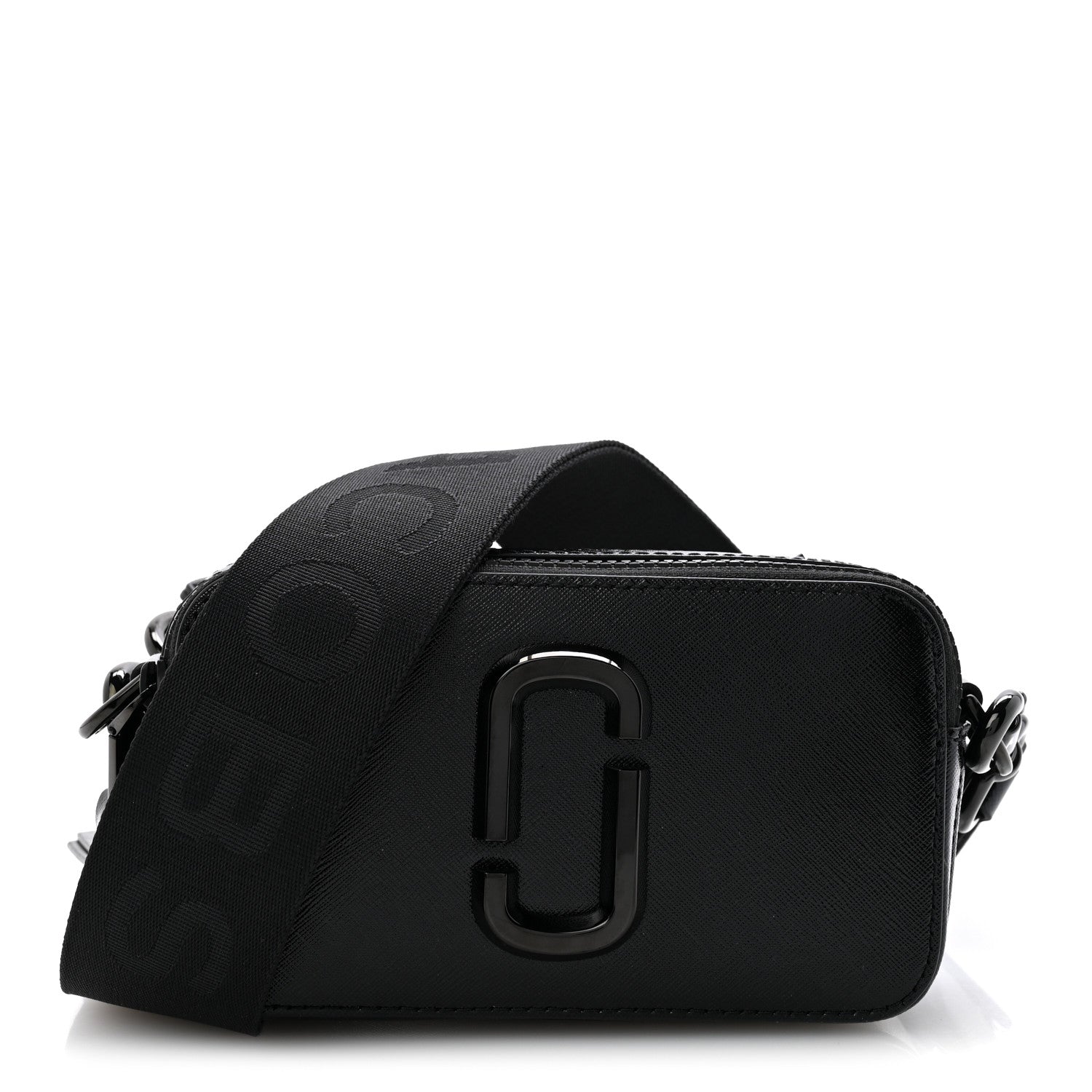 Marc Jacobs Saffiano Snapshot Camera Bag Black
