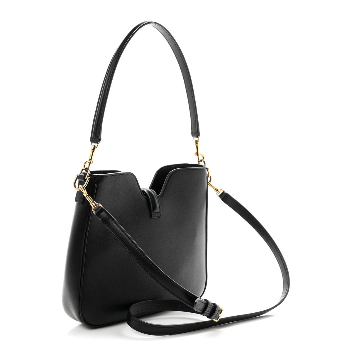 Celine Smooth Calfskin Small Camille 16 Soft Bag Black