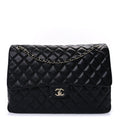 Chanel Caviar Quilted XXL Travel Flap Bag Black