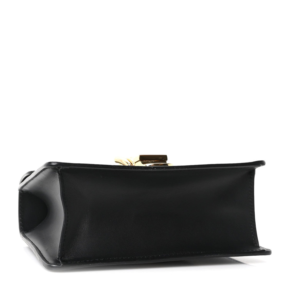 Gucci Calfskin Mini Sylvie Chain Shoulder Bag Black