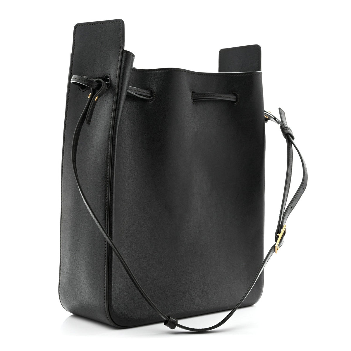 Saint Laurent Calfskin Large Bucket Bag New Vert Fonce