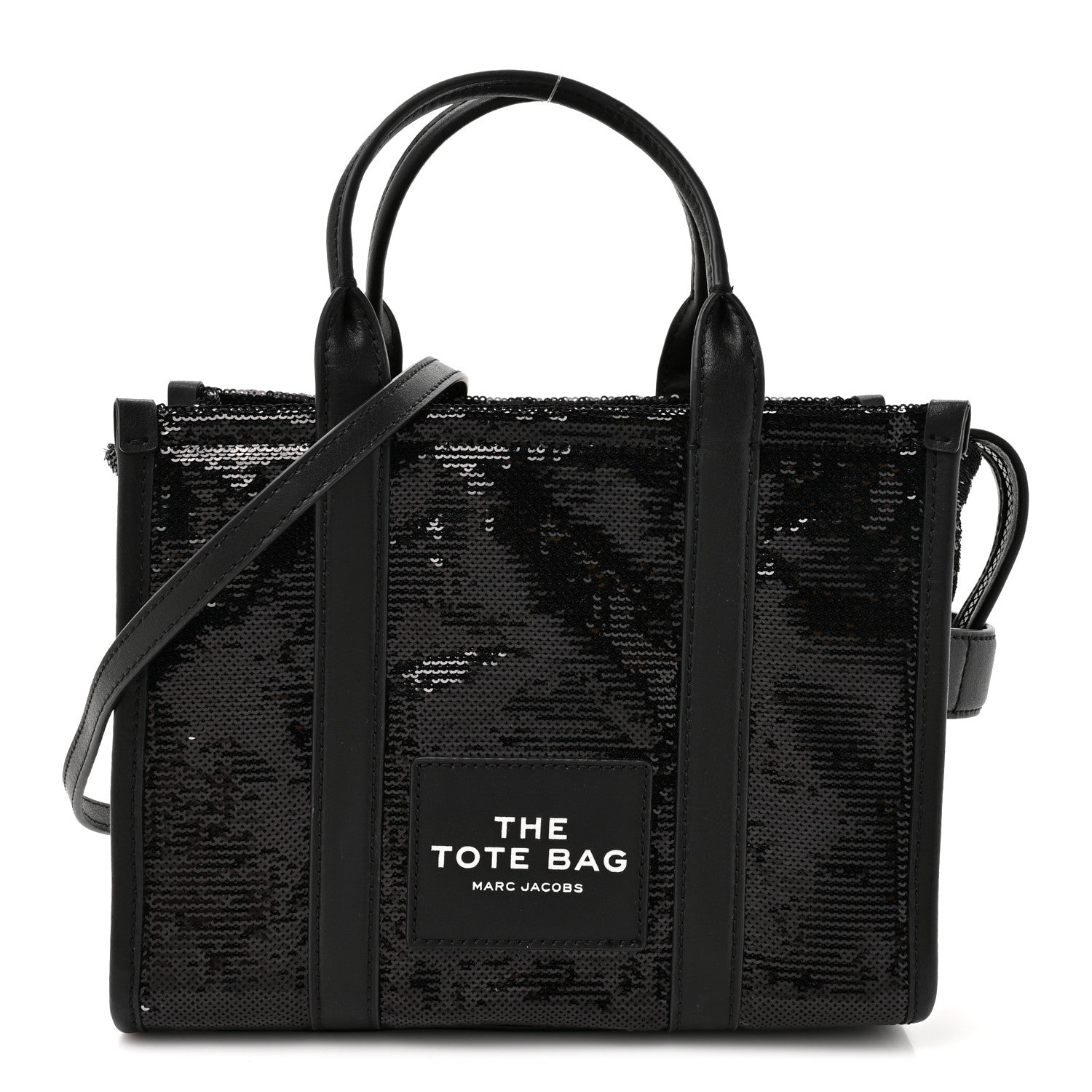 Marc Jacobs Sequin Small The Tote Bag Black