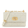 Dior Lambskin Macrocannage Mini Miss Caro Bag Latte