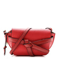 Loewe Grained Calfskin Mini Gate Crossbody Bag Scarlet Burnt Red