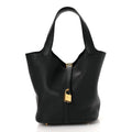 Hermès Taurillon Clemence Picotin Lock 22 MM Black