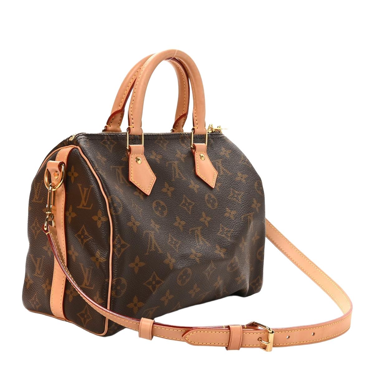 LV Speedy Bandouliere 25 Monogram Canvas - back view