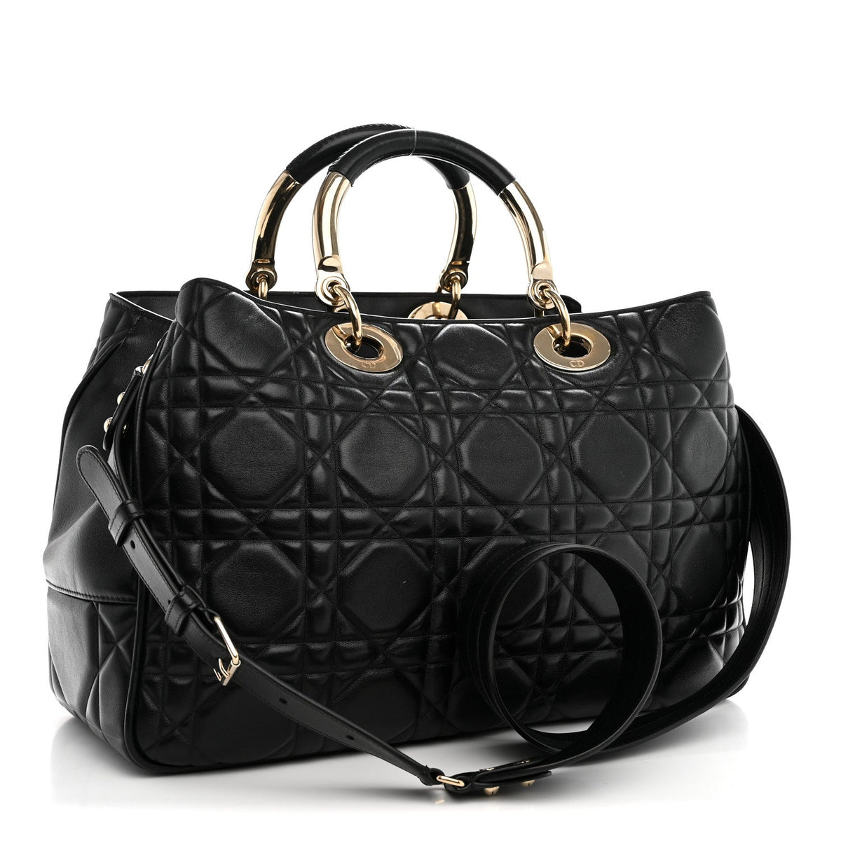 Dior Calfskin Cannage Large The Lady 95.22 Black