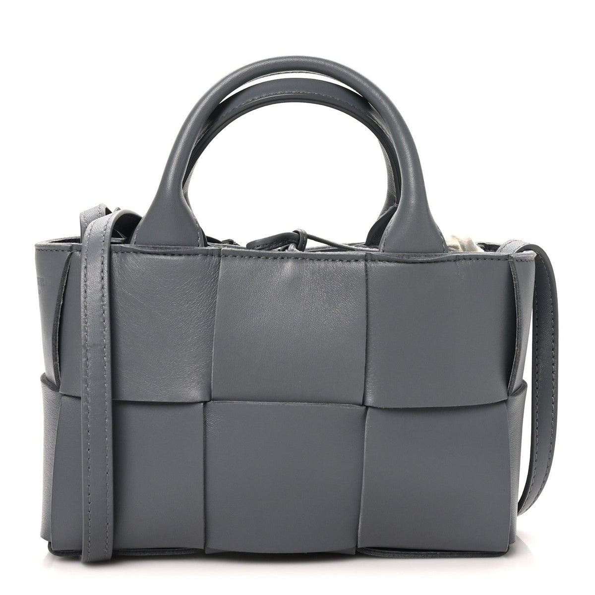 Bottega Veneta Nappa Maxi Intrecciato Mini Arco Tote Thunder Thunder