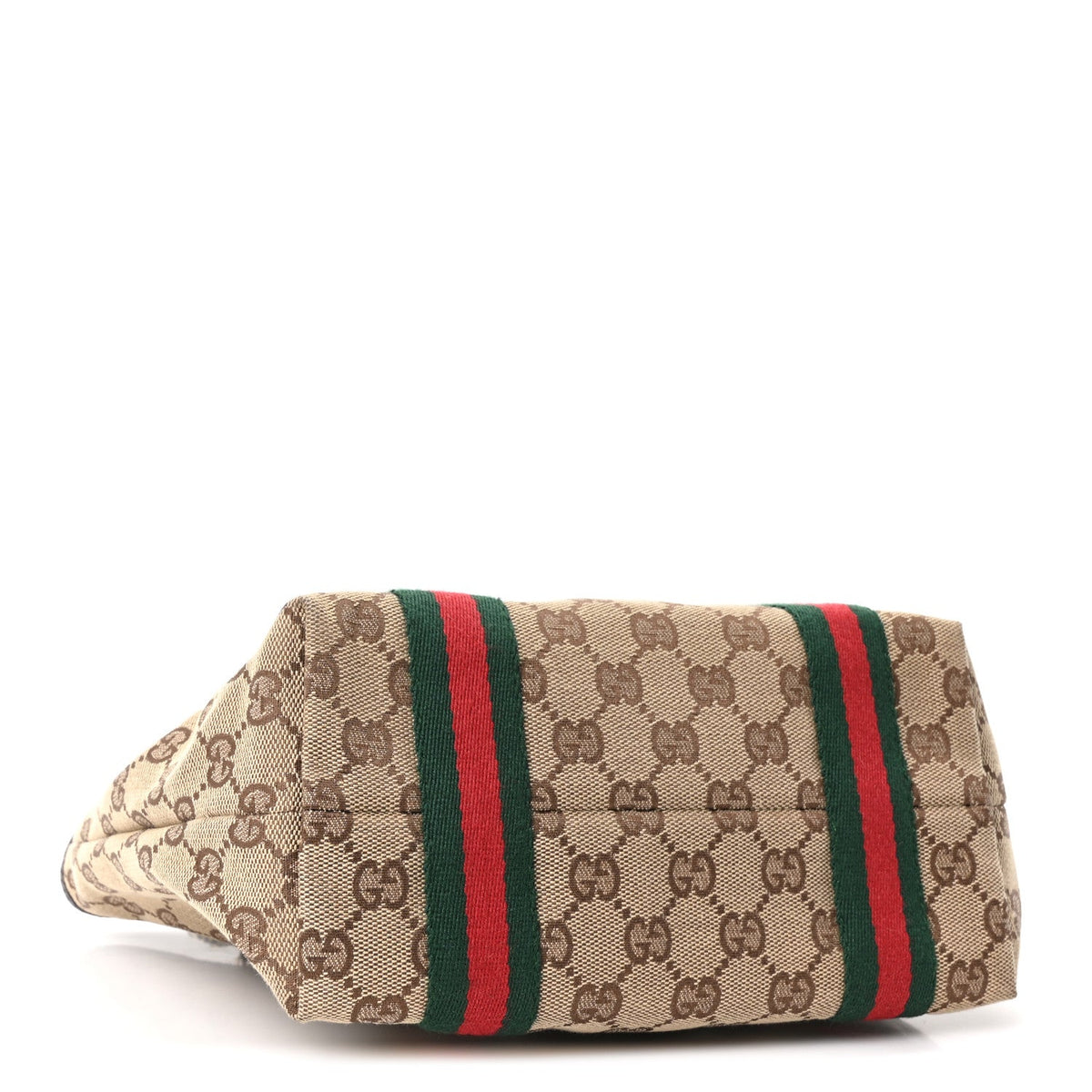 Gucci Monogram Small Jolicoeur Tote Dark Brown
