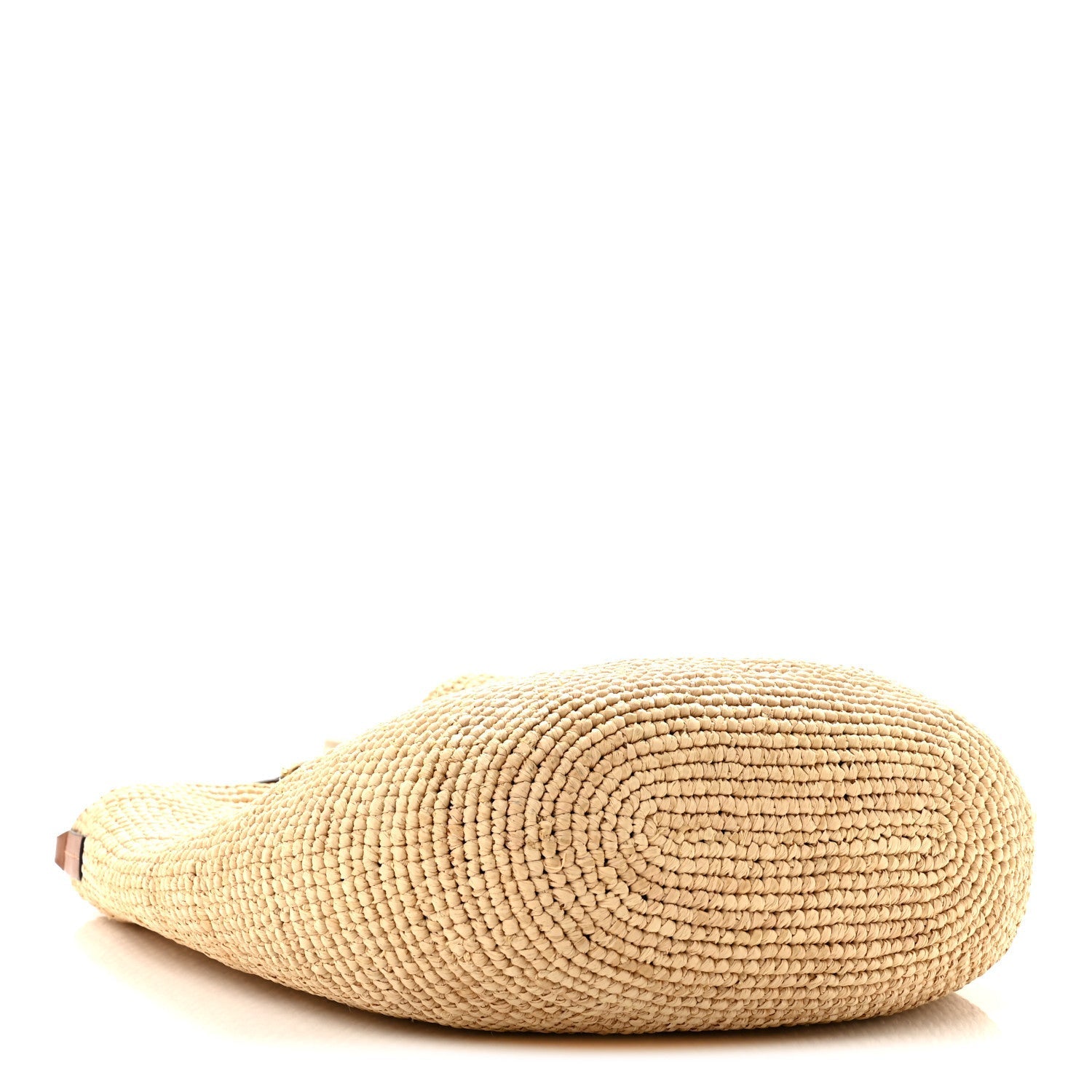 Loewe Raffia Mini Slit Tote Bag Natural Tan