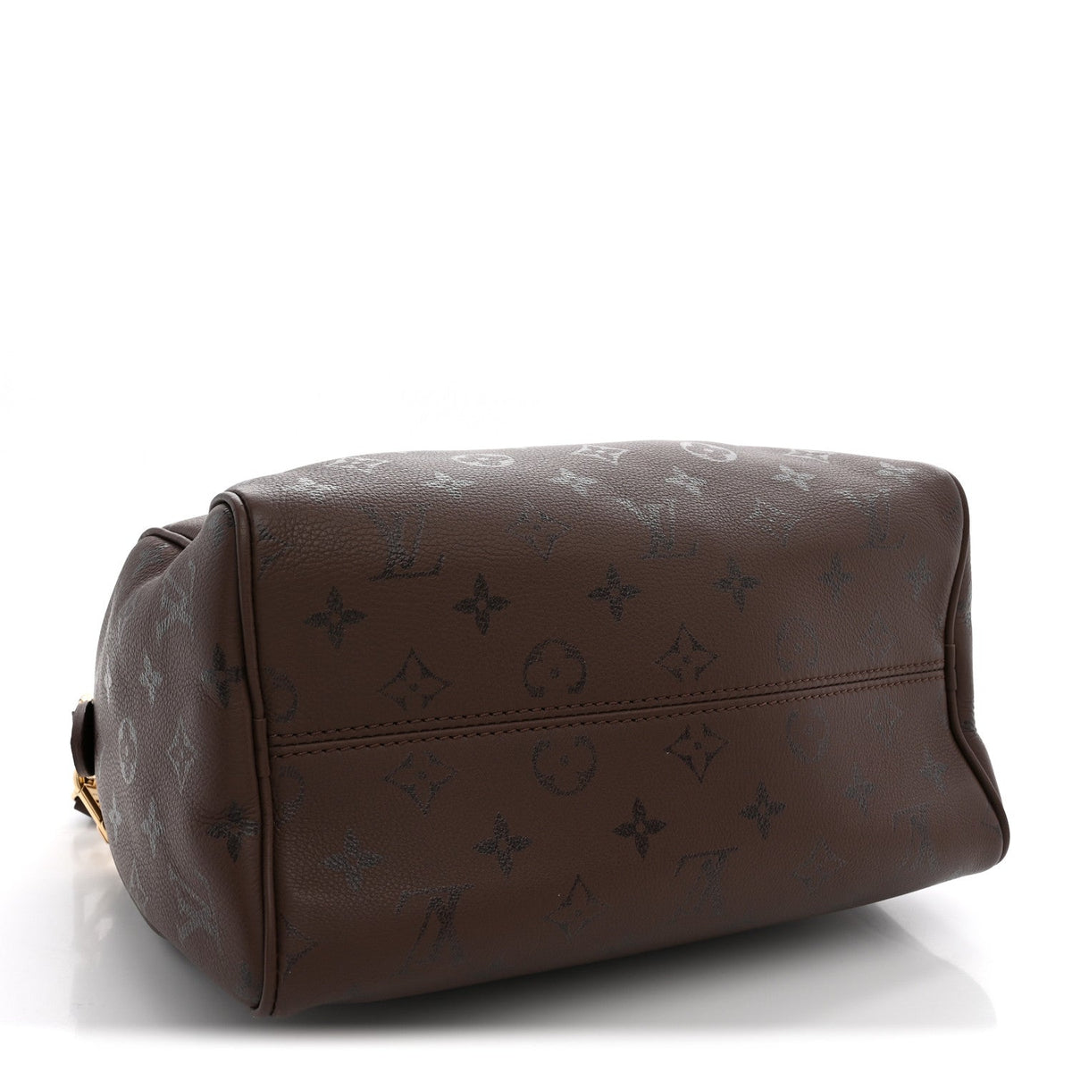 Louis Vuitton Calfskin LV Bliss Speedy Bandouliere 25 Brun