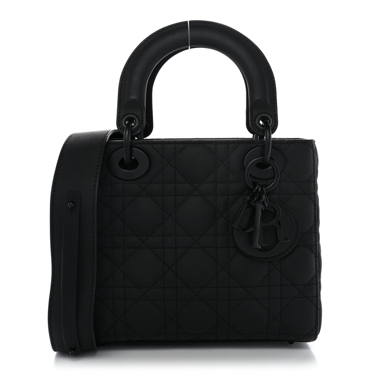 Dior Ultra Matte Calfskin Cannage Small My ABCDior Lady Dior Black