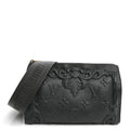 Louis Vuitton Calfskin Debossed Monogram Versailles City Keepall Dark Shadow Grey