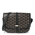 Goyard Belvedere PM Messenger Bag in Black Goyardine