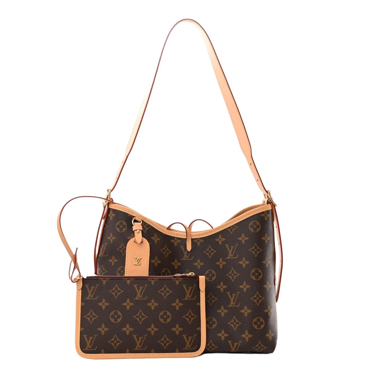 Louis Vuitton CarryAll PM Monogram front view