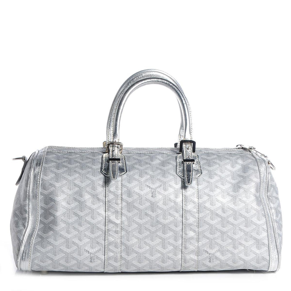 Goyard Croisière 35 in Gris - front view