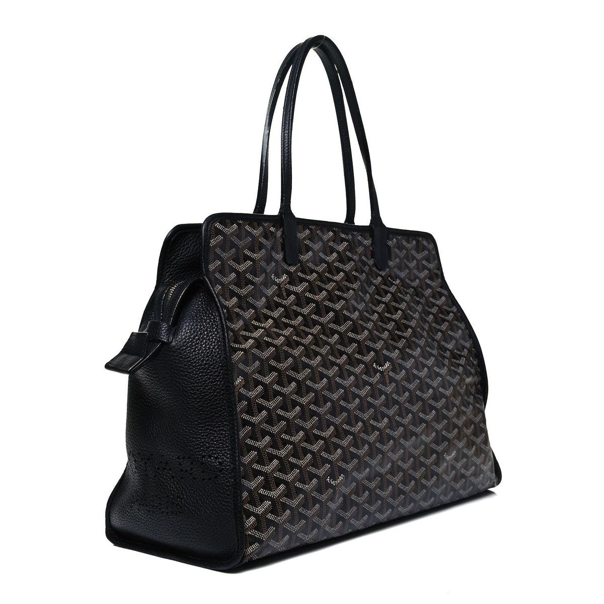 Goyard Hardy PM Bag in Black Goyardine