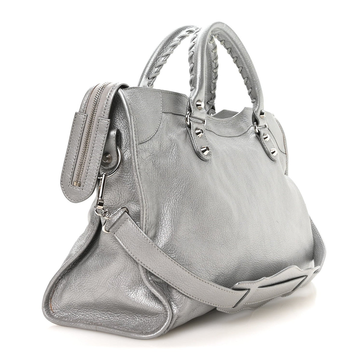 Balenciaga Chevre Classic Silver Hardware City Silver