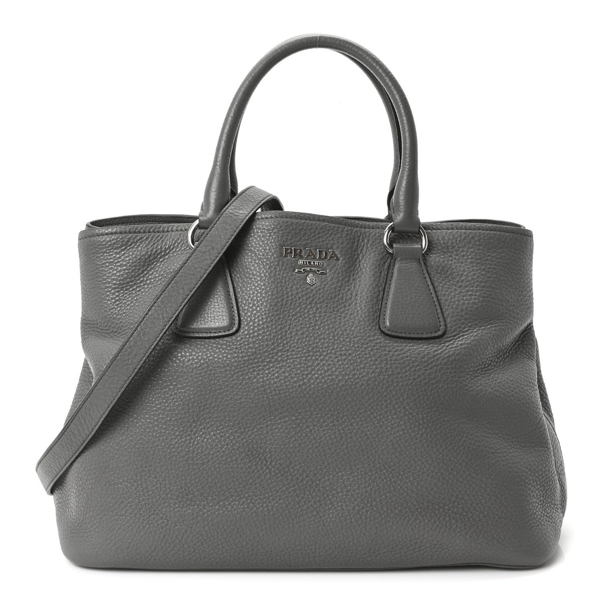 Prada Vitello Daino Tote Marmo
