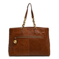 Fendi Calfskin Big Forever Tote Brown