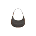 Celine Ava Bag in Triomphe Canvas and Calfskin Tan - front view