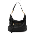 Marc Jacobs Pebbled Calfskin Hobo Black