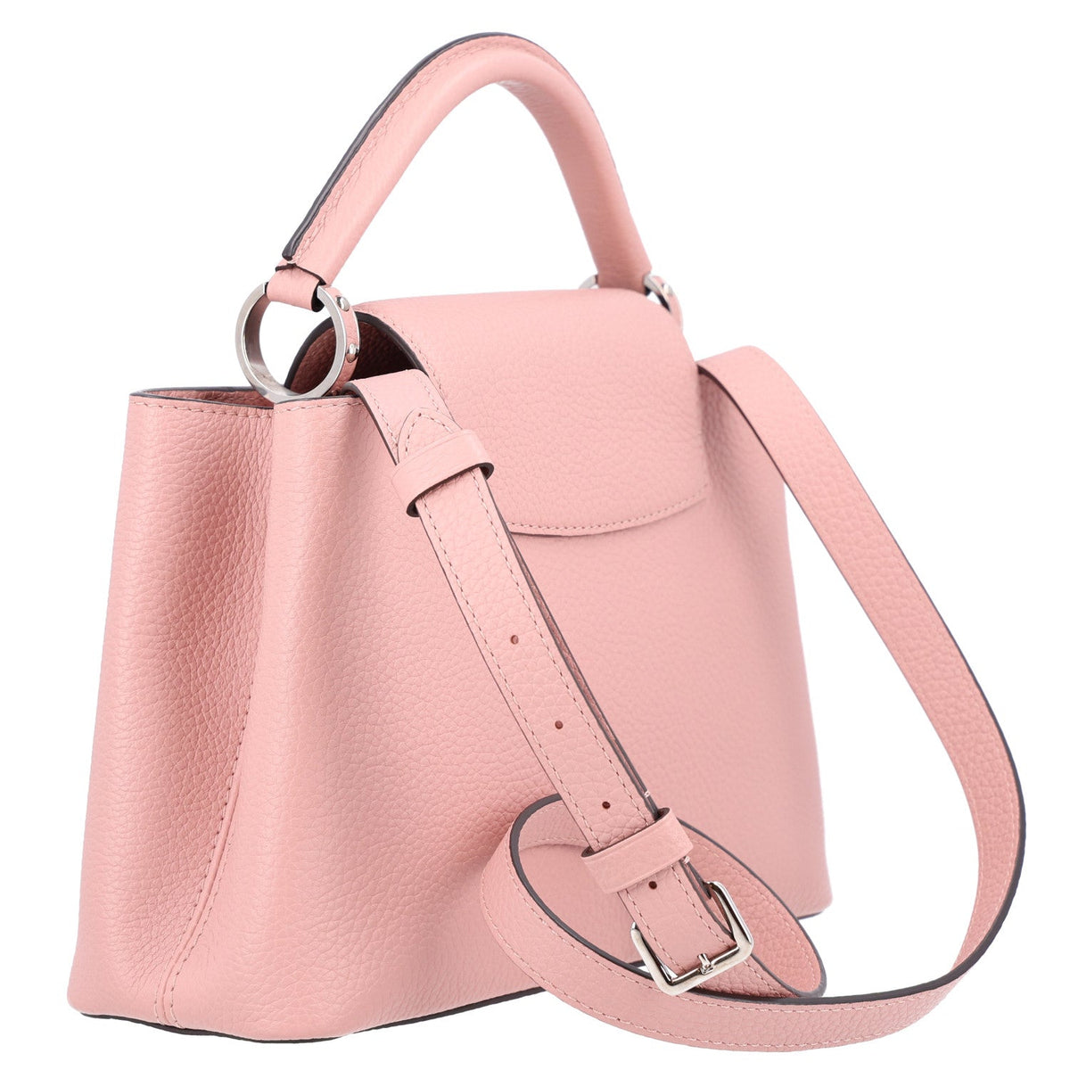 Louis Vuitton Taurillon Capucines BB Magnolia