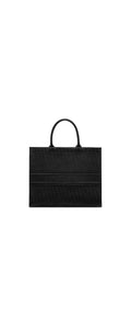 Dior Book Tote Oblique black - front view