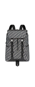 Dior Explorer Backpack Oblique Jacquard beige black - front view