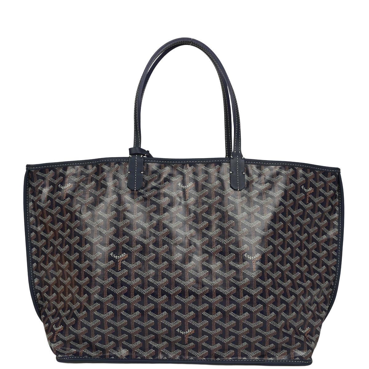 Goyard Anjou PM Reversible Tote — Navy
